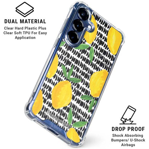 Bouffants and Broken Hearts Lemons 2 Galaxy S25 Plus Clear Case
