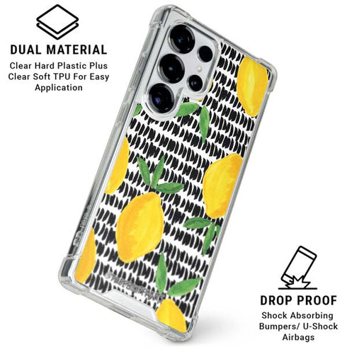Bouffants and Broken Hearts Lemons 2 Galaxy S25 Ultra Clear Case