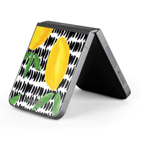 Bouffants and Broken Hearts Lemons 2 Galaxy Z Flip6 Skin
