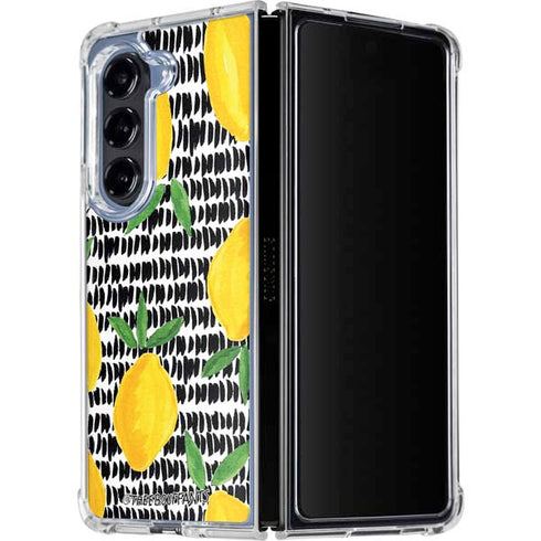 Bouffants and Broken Hearts Lemons 2 Galaxy Z Fold5 5G Clear Case