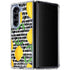 Bouffants and Broken Hearts Lemons 2 Galaxy Z Fold5 5G Clear Case