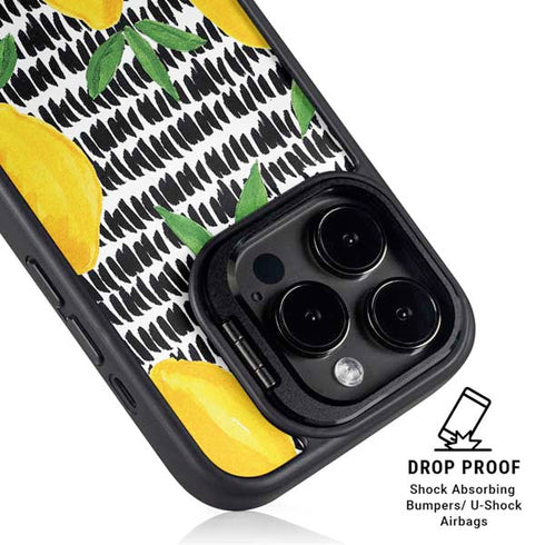 Bouffants and Broken Hearts Lemons 2 iPhone 14 Pro Kickstand Case