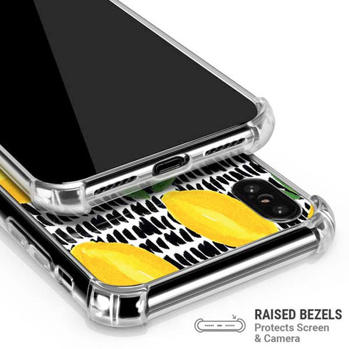 Bouffants and Broken Hearts Lemons 2 iPhone X/XS Clear Case