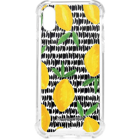 Bouffants and Broken Hearts Lemons 2 iPhone XS Clear Case