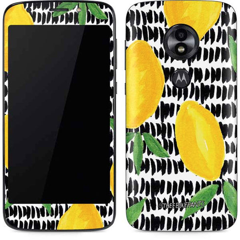 Bouffants and Broken Hearts Lemons 2 Moto E5 Play Skin