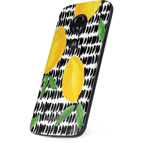 Bouffants and Broken Hearts Lemons 2 Moto E5 Play Skin