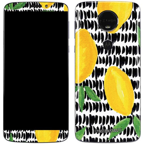 Bouffants and Broken Hearts Lemons 2 Moto E5 Plus Skin