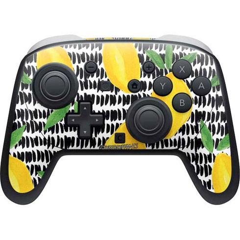 Bouffants and Broken Hearts Lemons 2 Nintendo Switch 2 (2025) Pro Controller Skin