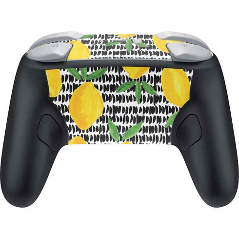 Bouffants and Broken Hearts Lemons 2 Nintendo Switch 2 (2025) Pro Controller Skin