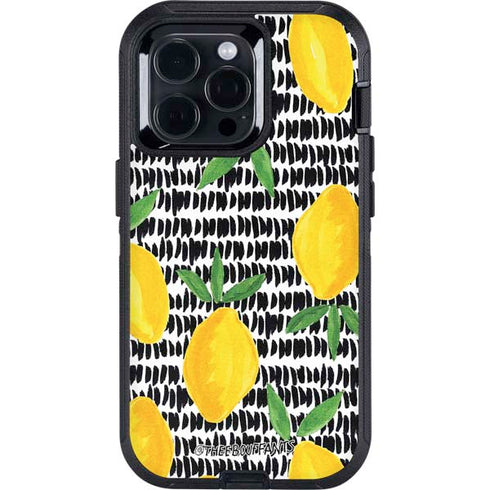 Bouffants and Broken Hearts Lemons 2 Otterbox Defender iPhone Skin