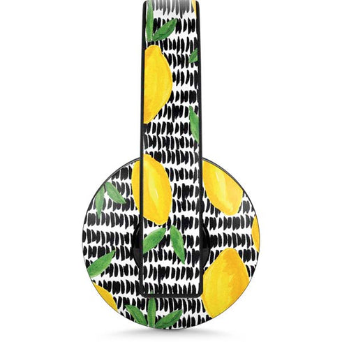 Bouffants and Broken Hearts Lemons 2 PlayStation 4 Gold Wireless Headset Skin