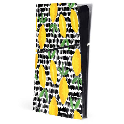 Bouffants and Broken Hearts Lemons 2 PS5 Slim Digital Edition Console Skin
