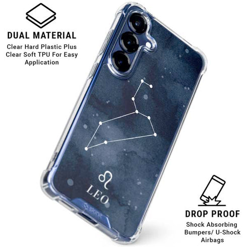 Leo Constellation Galaxy S25 FE Clear Case