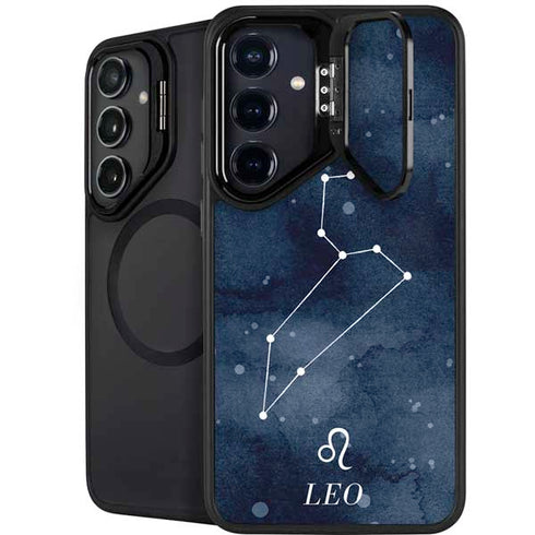 Leo Constellation Galaxy S26 Kickstand Case