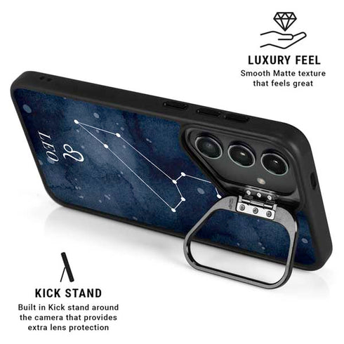 Leo Constellation Galaxy S26 Plus Kickstand Case