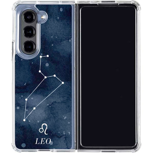 Leo Constellation Galaxy Z Fold5 5G Clear Case