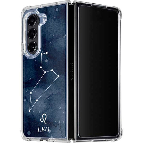 Leo Constellation Galaxy Z Fold5 5G Clear Case