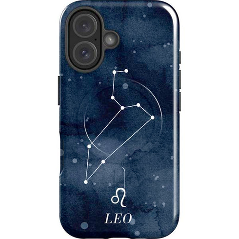 Leo Constellation iPhone 16 Magsafe Impact Case