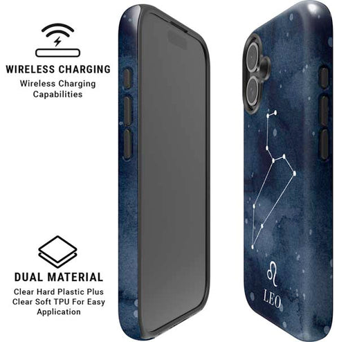 Leo Constellation iPhone 16 Plus Magsafe Impact Case