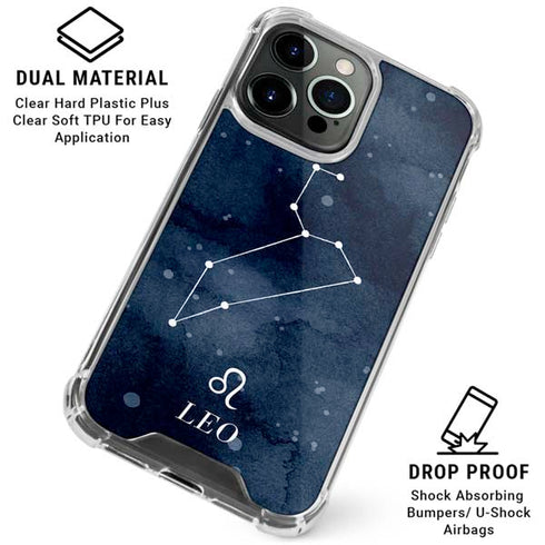 Leo Constellation iPhone 16 Pro Max Clear Case