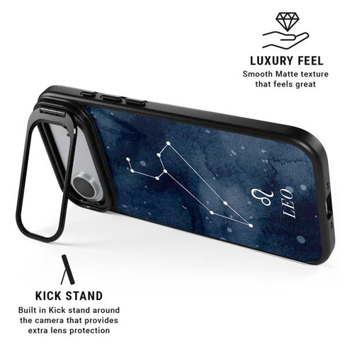 Leo Constellation iPhone 17 Air Kickstand Case