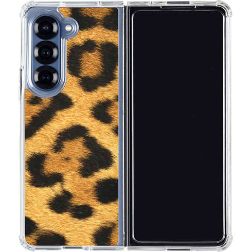 Leopard Galaxy Z Fold6 Clear Case