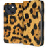 Leopard Animal Print iPhone 14 Folio Case