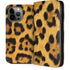Leopard Animal Print iPhone 14 Pro Max Folio Case