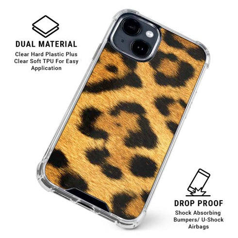 Leopard iPhone 15 Clear Case