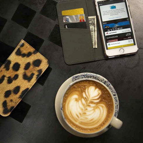 Leopard Animal Print iPhone 7 Folio Case