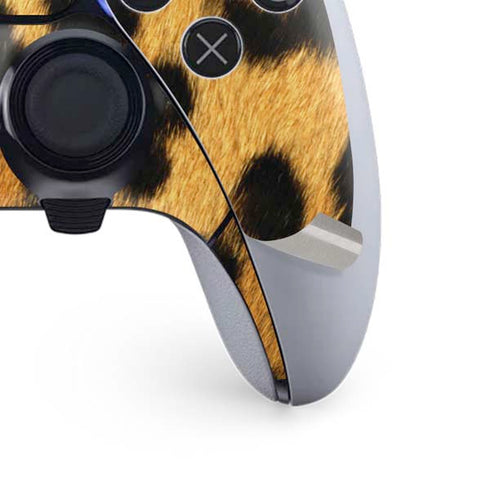 Leopard Animal Print PS5 DualSense Edge Pro Controller Skin