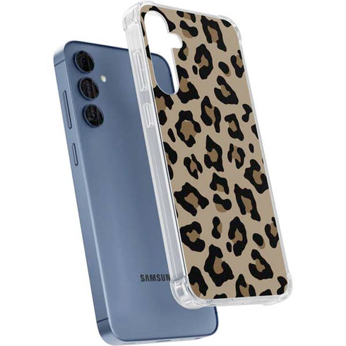 Leopard Print Galaxy A35 5G Clear Case
