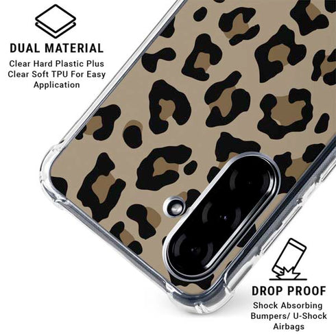 Leopard Print Galaxy A36 5G Clear Case