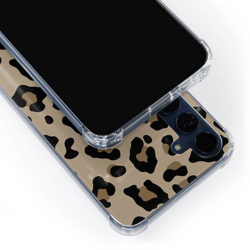 Leopard Print Galaxy A55 5G Clear Case