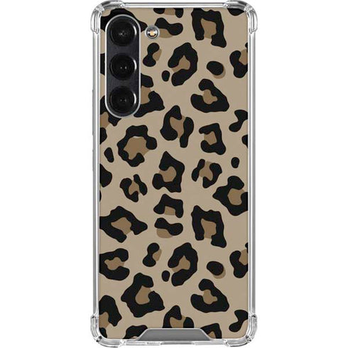Leopard Print Galaxy S24 FE Clear Case