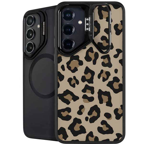Leopard Print Galaxy S25 Kickstand Case