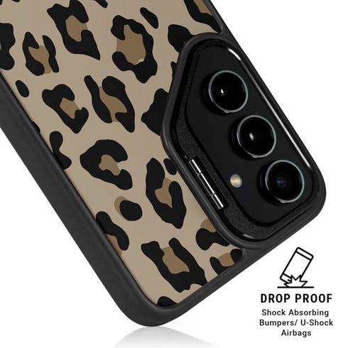 Leopard Print Galaxy S25 Ultra Kickstand Case