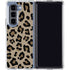 Leopard Print Galaxy Z Fold5 5G Clear Case