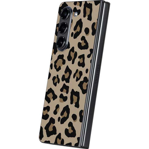 Leopard Print Galaxy Z Fold5 5G Skin