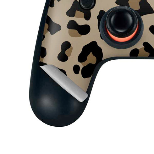 Leopard Print Google Stadia Controller Skin