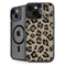 Leopard Print iPhone 15 Kickstand Case