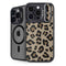 Leopard Print iPhone 15 Pro Kickstand Case