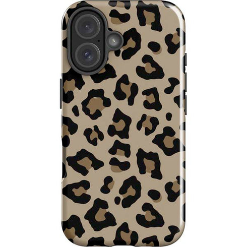 Leopard Print iPhone 16 Impact Case