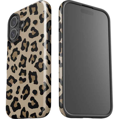 Leopard Print iPhone 16 Impact Case