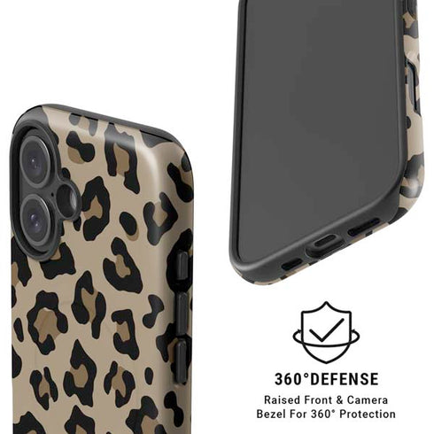 Leopard Print iPhone 16 Plus Magsafe Impact Case