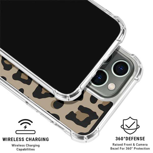 Leopard Print iPhone 16 Pro Clear Case