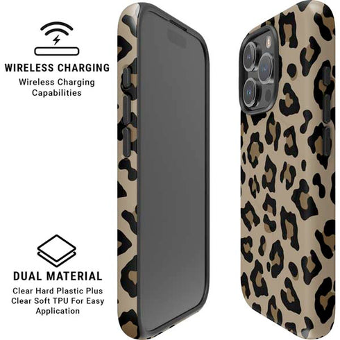 Leopard Print iPhone 16 Pro Magsafe Impact Case