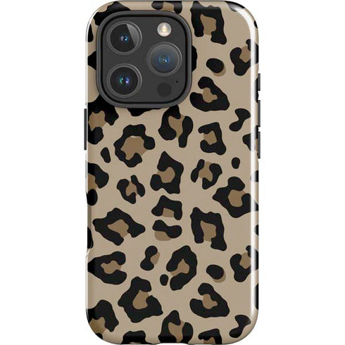 Leopard Print iPhone 16 Pro Max Impact Case