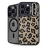 Leopard Print iPhone 16 Pro Max Kickstand Case