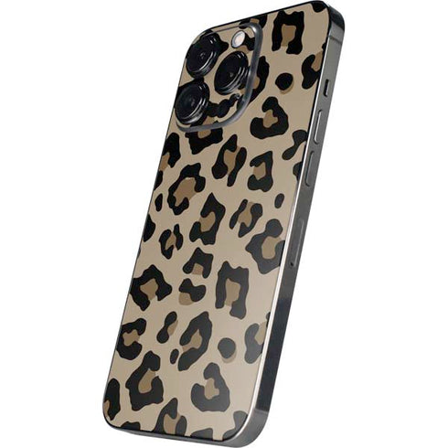 Leopard Print iPhone 16 Pro Skin